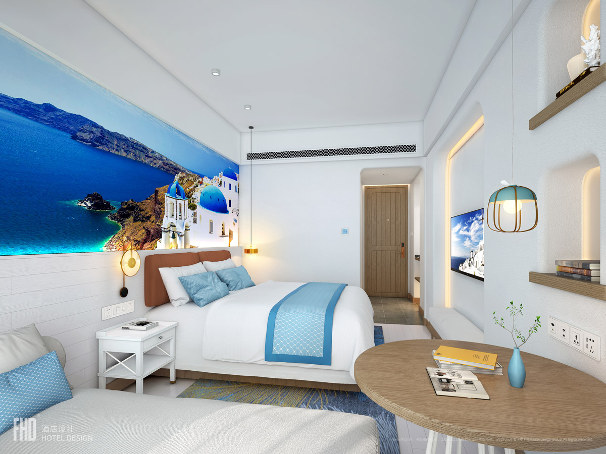 地中海主题酒店设计，体验自由浪漫